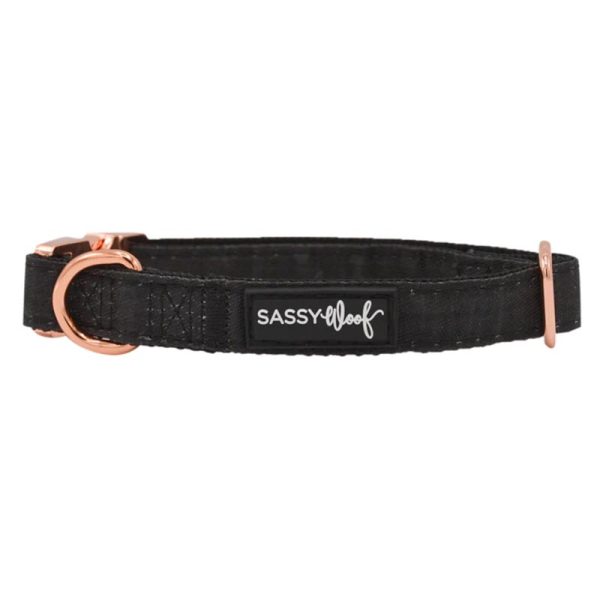 Sassy Woof - Dog Collar - Baby Got Black