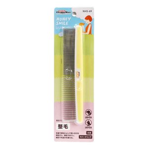 Doggyman Honey Smile Wide & Narrow Teeth Comb for Dogs & Cats
